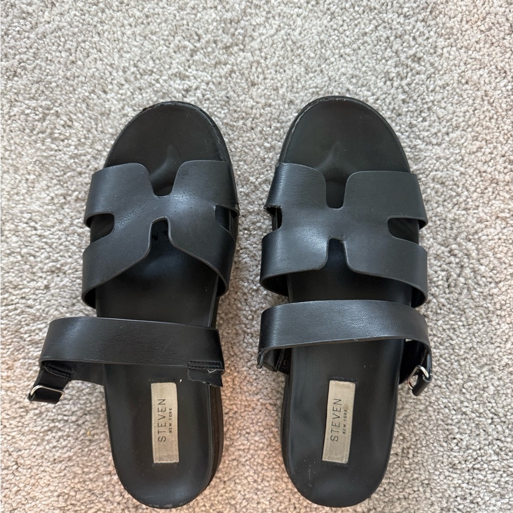 Steve Madden Black Women's Sandals